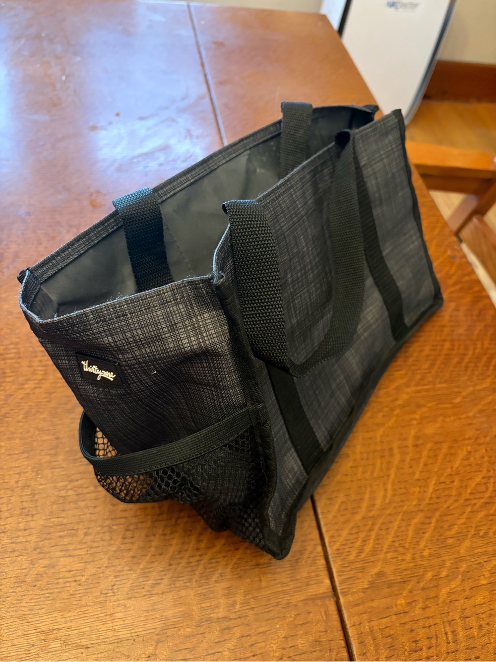 Pack N’ Pull Caddy Organizer – Black/Grey
Tote with Mesh Side Pocket